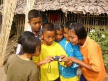 Projects of helping to reduce digital illiteracy at the border of Thailand and Burma.