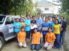 Projects of helping to reduce digital illiteracy at the border of Thailand and Burma.