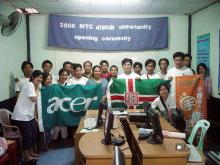 Projects of helping to reduce digital illiteracy at the border of Thailand and Burma.